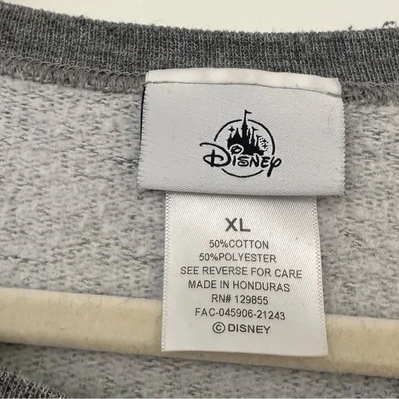 Disney Gray Mickey Mouse Sweatshirt - Picture 3 of 5